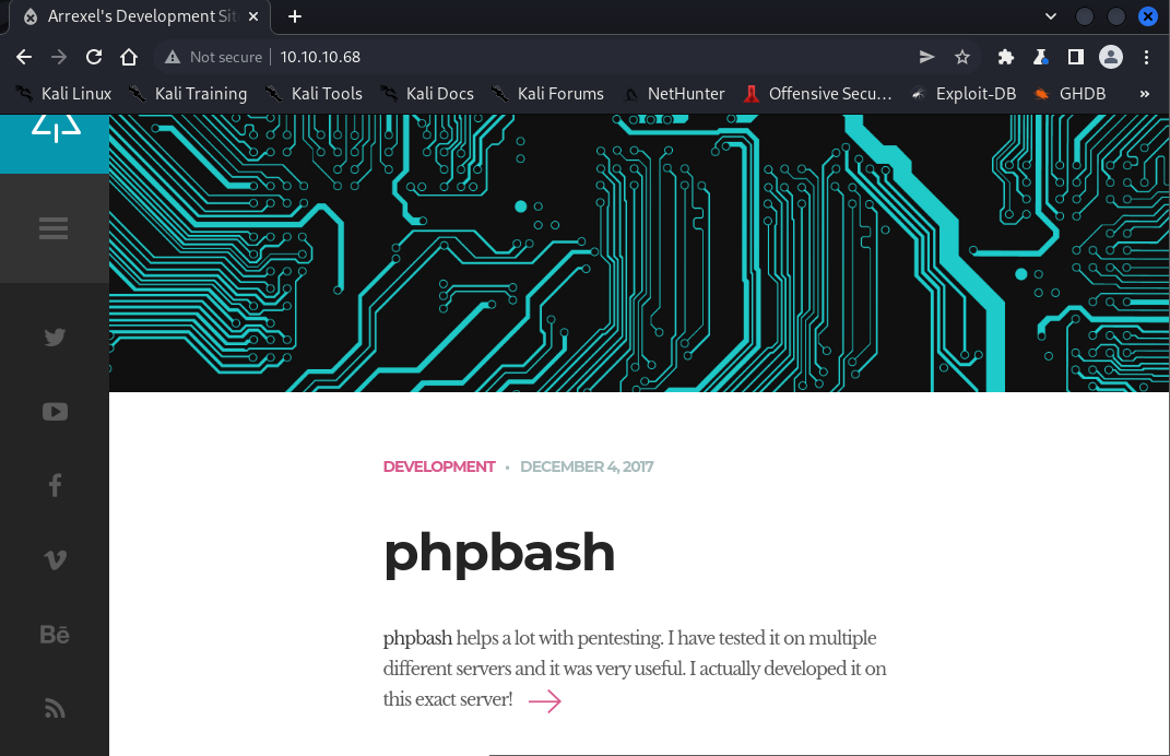 website