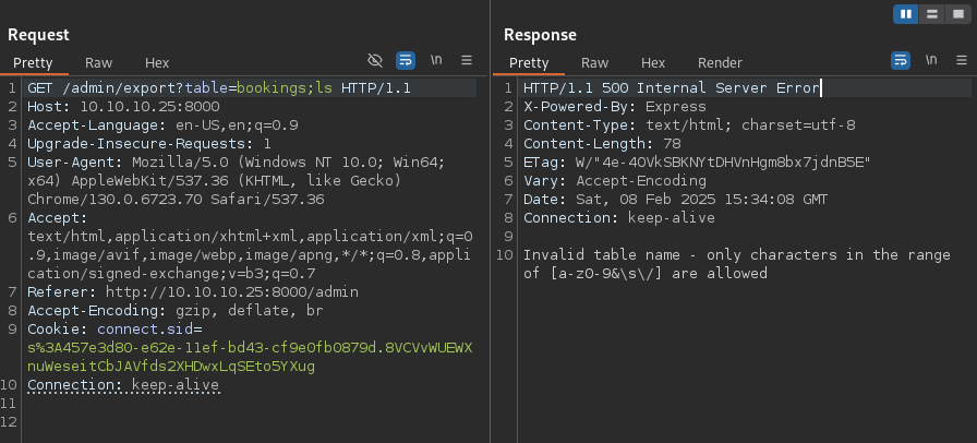 export_function_burp_error