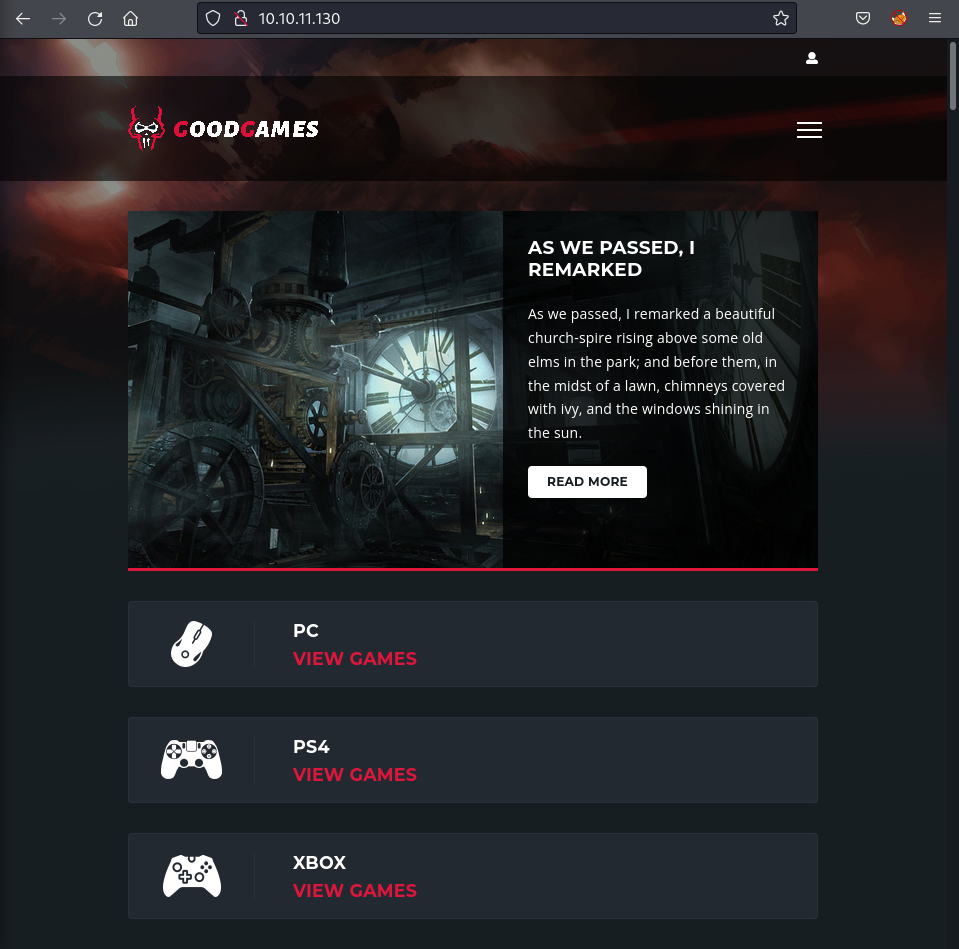 website