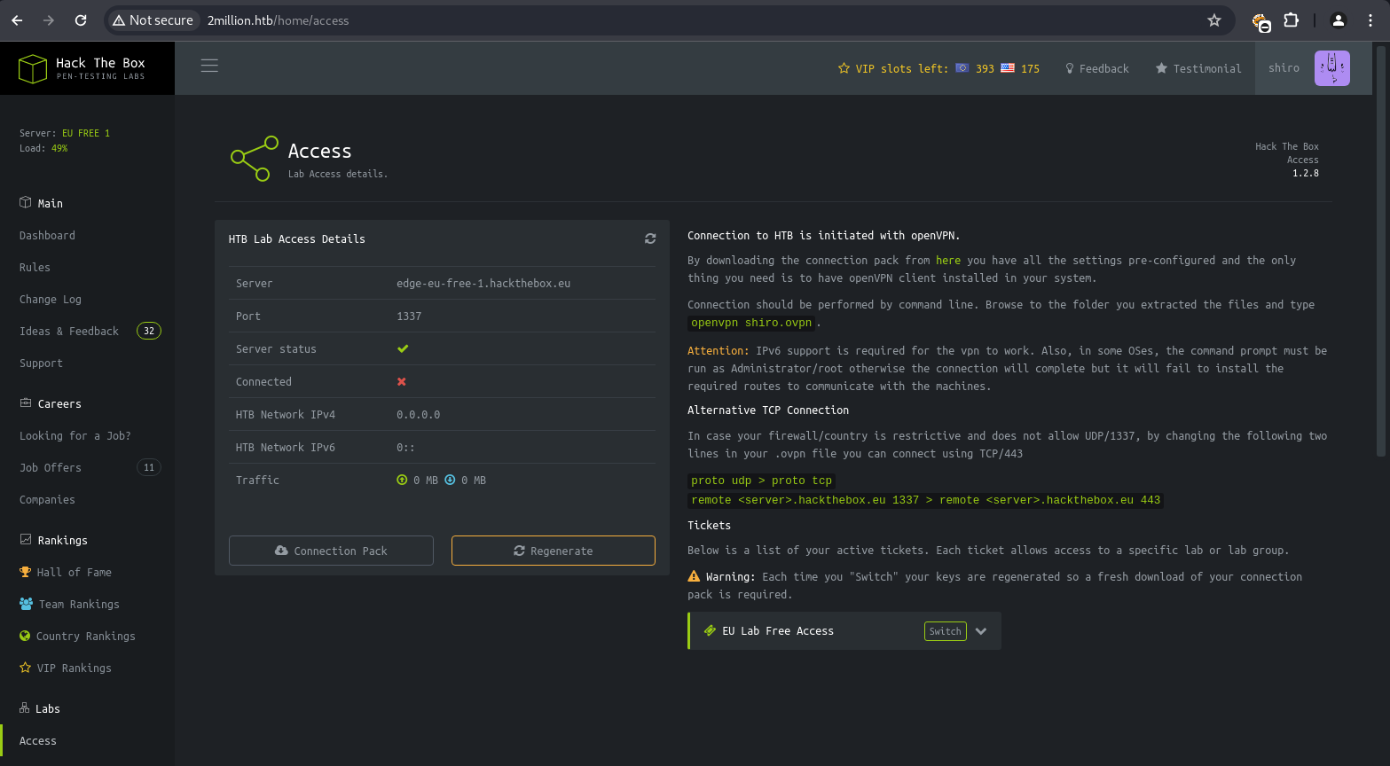 dashboard_labaccess