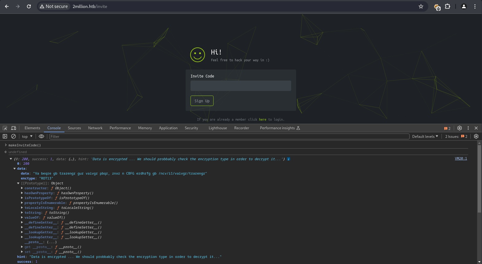 makeInviteCode
